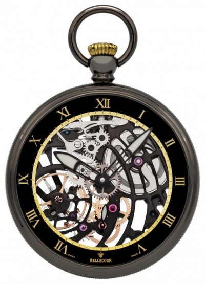 MONTRE GOUSSET DAME ACIER - TRES BEAU CADRAN ET AIGUILLES - ressort