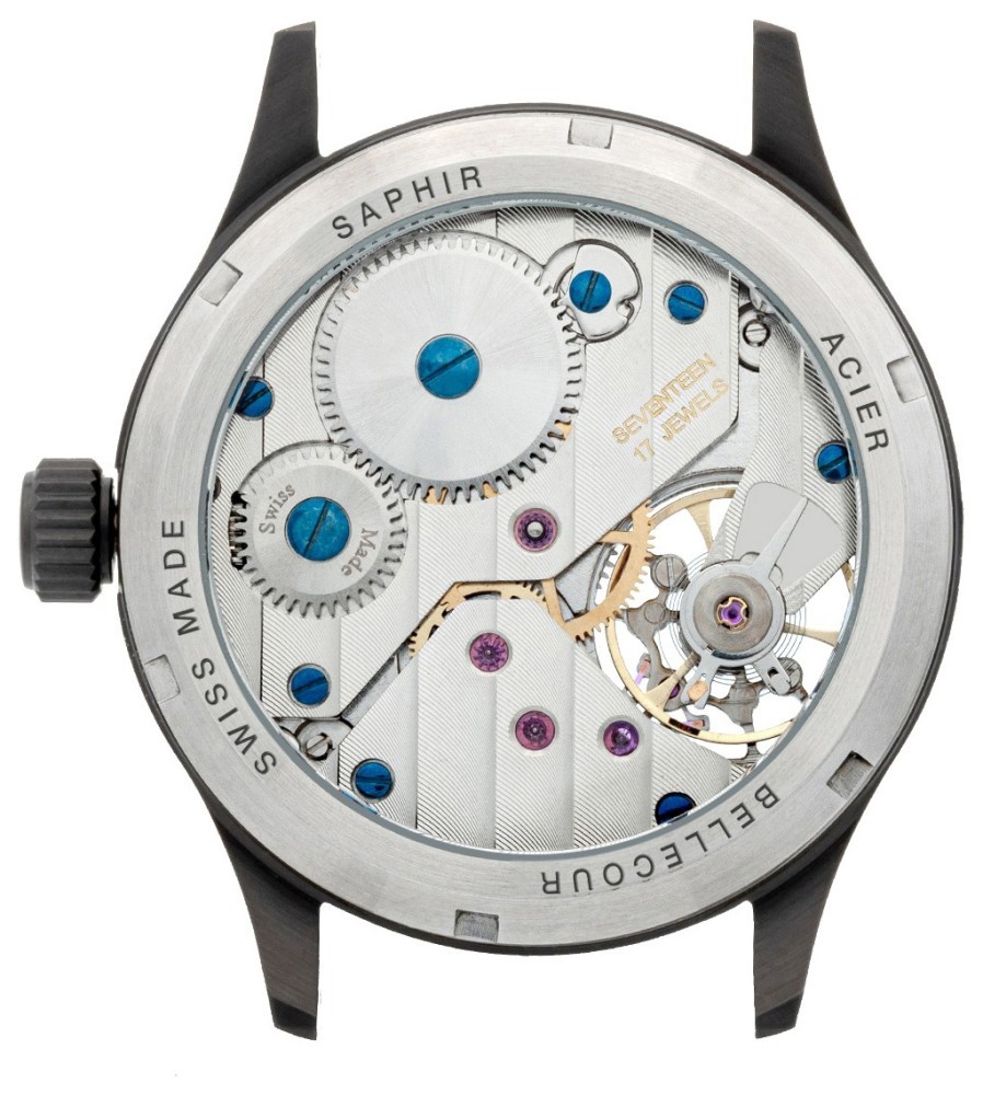 Photo du verso de la montre Cadran ouvert DM 1996