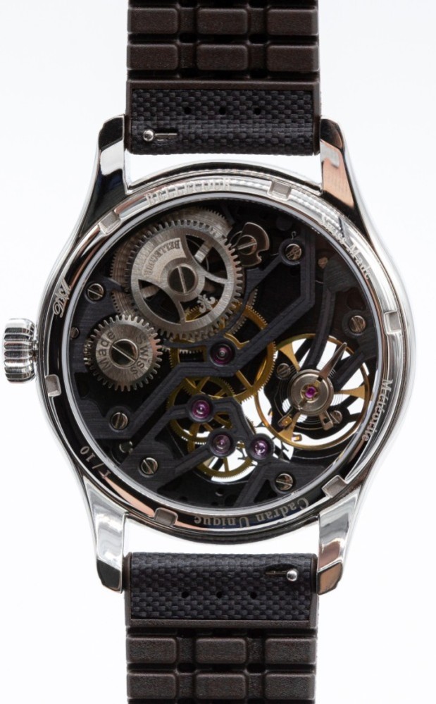 Photo du verso de la montre Météorite DM Météorite N°2